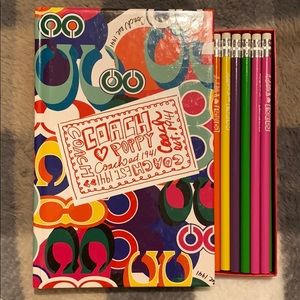 Coach Poppy Stationary Set - MOVING All Items Neg!